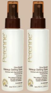 Twin Pack of Perenne Glow Booster Invisible Makeup Setting Spray