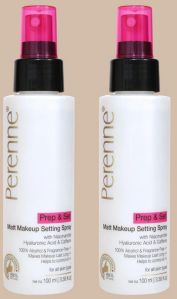 twin pack of perenne prep set matte makeup setting spray