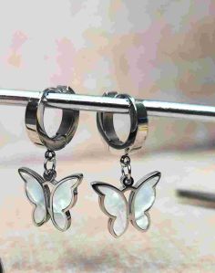 western mother of pearl butterfly earrings