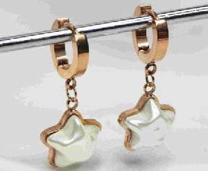 Western Rose Gold Drop Earring Stainless Steel