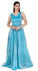 Magnetism blue Gown for Women