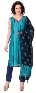 Magnetism chanderi Silk Suit with Pant and dupptta for Women