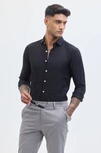 TEXTURED STRIPED Mens SHIRT