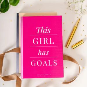 THIS GIRL HAS GOALS - UNDATED DAILY PLANNER DIARY