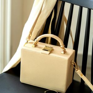 TRUNK Ivory Colour Woman Box Bags