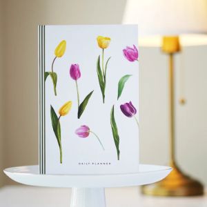 TULIP FLORAL UNDATED DAILY PLANNER DIARY