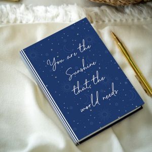 You Are Sunshine Organized Undated Daily Planner Diary