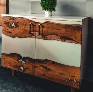 Epoxy Resin Wooden Cupboard