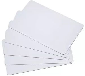 Thermal White Plain PVC Cards