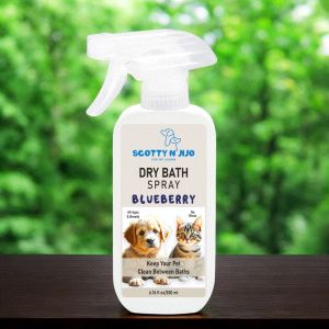 Pet Dry Bath Spray - Blueberry