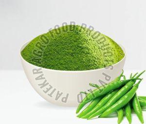 Dehydrated Green Chilli Powder