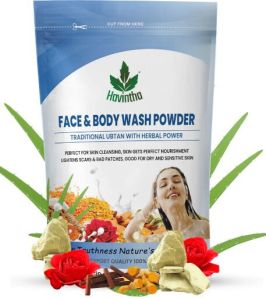 unisex Natural Ubtan Face and Body Wash Powder for All Skin Types