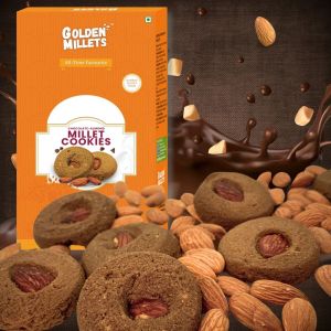 Choco Almond Millet cookies