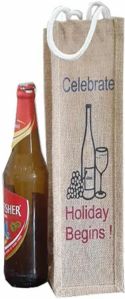 wine gift bags or jute wine gift bags 1003