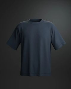 Mens Cannac Teal Blue Oversized T Shirt