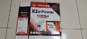 123 su power samurai Tubular Battery