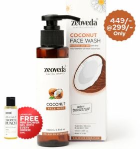 Coconut Face Wash for Deep Moisturization & Hydration