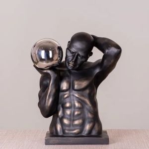 Weight Of The World (Black/Gold) Home Decor