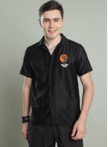 Embroidered Textured Men Shirts