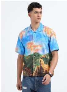 Printed Oversized Men Shirts