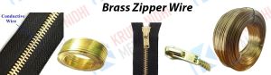 Brass Zipper Wires