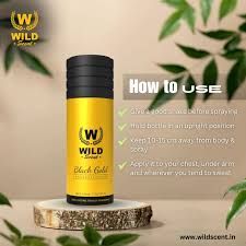 Wild Scent Black Gold Deodorant (165Ml)