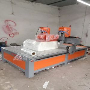 Double Head CNC Wood Router Machine