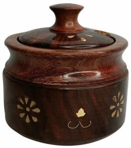 Wooden Lid Jar