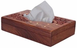 Wooden Tissue Box