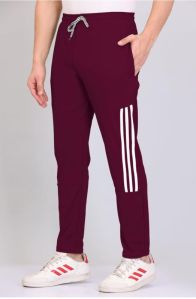 Goldenway Mens Maroon Lycra Track Pant