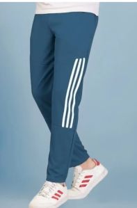 Goldenway Mens Sea Blue Lycra Track Pants