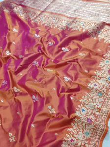 Pure Katan Silk Banarasi Handloom Saree