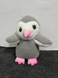 Grey Penguin Plush Soft Toy