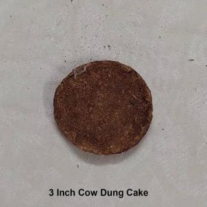 3 Inch Cow Dung Cake