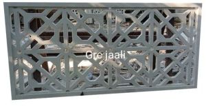 5.5 Inch Rectangular Grey GRC Jali