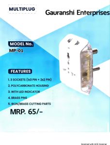 MP-01 3 Pin Multi Plug