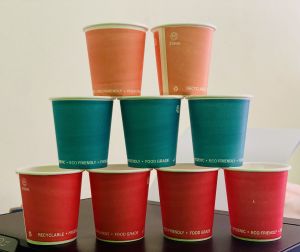 Multi Color Paper Cups 210ml