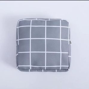 Grey Printed Sanitary Pouch