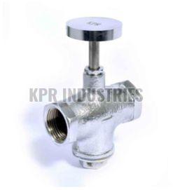 Silver Nickel Chrome Plated Flush Valve