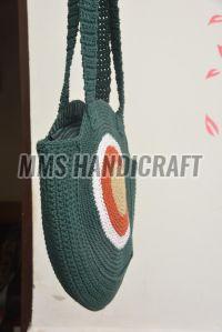 Handmade Crochet Evil Eye Bag