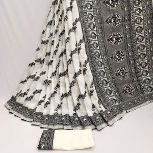 Pure Rich Jamdani Cotton Silk Saree