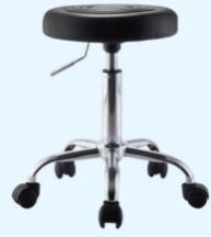 Stainless Steel Deluxe Patient Revolving Stool