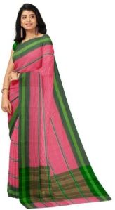 KSR Handlooms Pink Kollam Buta Saree