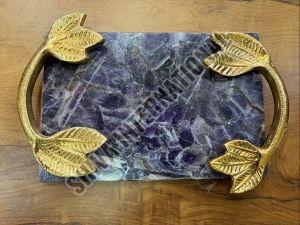 Natural Sodalite Serving Tray