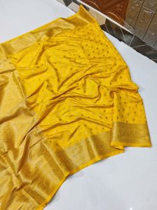 Party Wear Dupion Silk Saree