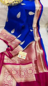 Traditional Banarasi Kora Organza Silk Saree