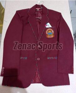 Woolen Red School Blazer