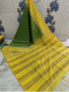 Cotton Kota Dobby Staple 2 Dye Saree