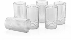 Transparent Plastic Glass Set