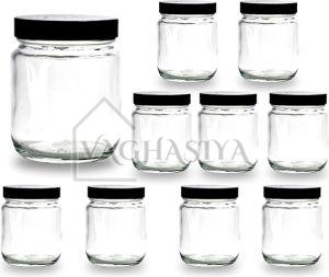 Piramal Glass Jar Round Jar 500 ml for Storage Kitchen